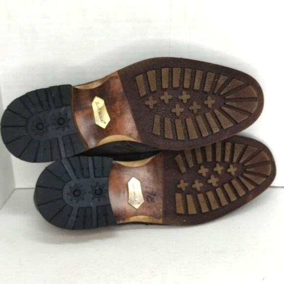 Todd Welsh Men's Brogues Wingtip Oxfords 10 grey vegan suede - Picture 6 of 9